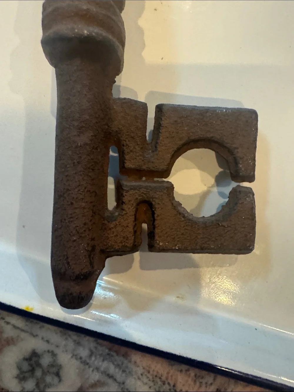 Key Wine Cellar Iron Decorative Wall Key - Rustic Brown Home Wall Decor